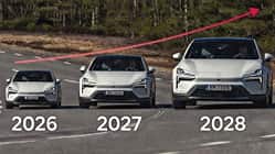 Polestar 4 groß klein mittel Absatzkurve Wachstum 2026 bis 2028 Grok Polestar 4