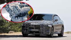 BMW 7er Erlkönig V8 Collage