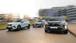 Hyundai Bayon, Seat Arona, Toyota Yaris Cross
