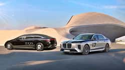 BMW i7 und Mercedes EQS