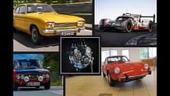 Autos mit V4-Motoren Ford Capri Subaru Sonett Lancia Fulvia Porsche 919 Hybrid