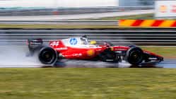 Ferrari - Pirelli Regenreifen-Test - GP Miami 2026