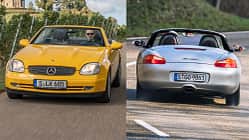 Mercedes SLK (R 170) und Porsche Boxster (986) im Vergleich