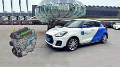 Suzuki Swift Wasserstoff Verbrenner