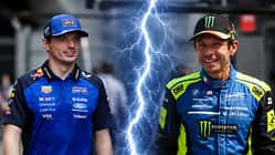 Max Verstappen - Valentino Rossi - Collage
