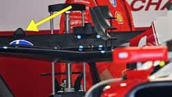 Ferrari-Heckflügel - GP Ungarn 2026 Ferrari-Heckflügel - GP Ungarn 2026