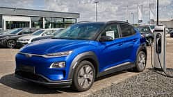 Gebrauchtes Elektroauto bei einem Autohändler