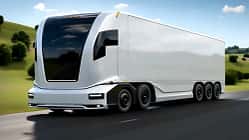 Autonomer E-Lkw ohne Fahrerhaus von Voltempo.