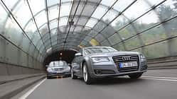 Audi A8 4.2 FSI Quattro, Mercedes S 500, Front