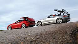 BMW Z4 28i, Mercedes SLK 250