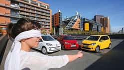 Seat Mii, Skoda Citigo, VW Up, Frontansicht