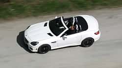 Mercedes SLK 55 AMG, Draufsicht, von oben