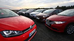 VW Golf gegen Ford Focus, Honda Civic, Opel Astra, Hyundai i30, Peugeot 308