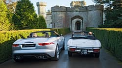 Jaguar E-Type, Jaguar F-Type, Heckansicht