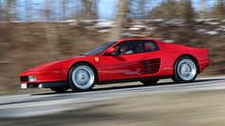 Ferrari Testarossa, Seitenansicht