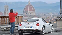 Alfa Romeo 4C, Heckansicht, Heinrich Lingner, Florenz
