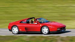 Ferrari 348 TB, Seitenansicht