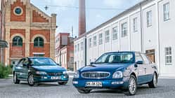 Ford Scorpio Mk2 2.9I, Opel Omega B Mv6, Frontansicht