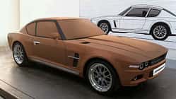 Jensen GT Clay Model Holzmodell