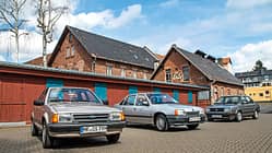 Ford Orion 1.6 GL, Opel Kadett 1.6i, VW Jetta 1.8, Frontansicht