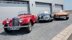 MGTF, MGA, MGB, Frontansicht