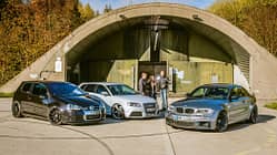 BTRS-AUDI RS 3 Sportback, TJ-BMW Einser M Coupé V10, BTRS-VW Golf R32