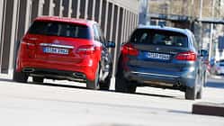 BMW 220i Active Tourer, Mercedes B 250, Heckansicht