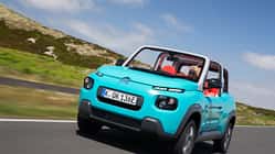 Citroen E-Mehari Fahrt Vorne Seite