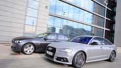 Audi A6 3.0 TDI Competition, BMW 535d, Seitenansicht