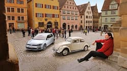 VW Käfer, VW Golf, Impression, Oldtimer