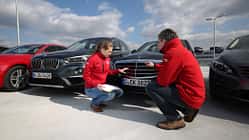 Adaptive Tempomaten, Testautos