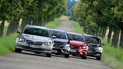 Hyundai i40 Kombi, Mazda 6 Kombi, Renault Talisman Grandtour, Skoda Superb Combi