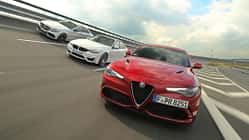 Alfa Romeo Giulia QV, BMW M3 Competition, Mercedes-AMG C 63 S