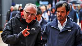 Steanfo Domenicali - Mohammed bin Sulayem - Formel 1 - Silverstone - GP England - 6. Juli 2024