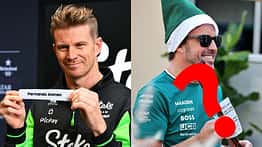 Collage - Nico Hülkenberg / Fernando Alonso - Wichteln - GP Abu Dhabi 2025