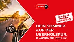 ams+ Sommer-Kampagne 2026 2000x1125 px