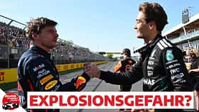 Max Verstappen - Red Bull - George Russell - Mercedes - GP Kanada 2025 - Montreal - Formel 1