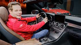 Mercedes C-Cabrio Sitzprobe Jochen Knecht