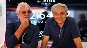 Flavio Briatore &  Luca de Meo - GP Spanien 2024