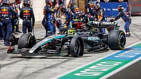 Lewis Hamilton - Reifenschaden - GP Katar 2024