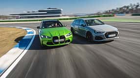 Audi RS4 Avant und BMW M3 Touring