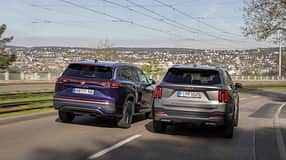 VW Tayron und Kia Sorento