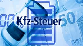 Auto Geld Batterie Steuer