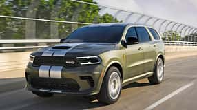 08/2025 2026 Dodge Durango SRT Hellcat Jailbreak in Green Machine exterior color.
