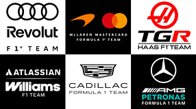 Formel 1 - Logo-Collage 2026