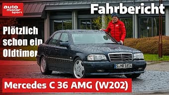 So fährt der dreißig Jahre alte Mercedes C 36 AMG (W202)	