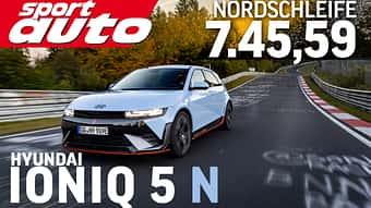 Hyundai Ioniq 5 N,Supertest Hyundai Ioniq 5N im Supertest auf der Nordschleife