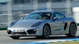Porsche Cayman S, Seitenansicht