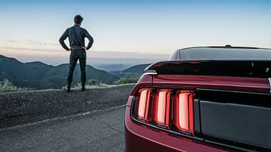 Ford Mustang Shelby GT350 auf dem Angeles Crest Highway