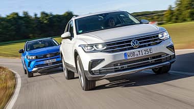 Opel Grandland Hybrid4, VW Tiguan eHybrid, Exterieur